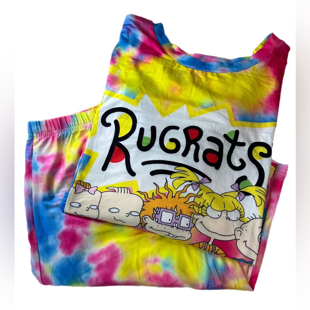 NEW Rugrats Tie Dye Short and T-shirt Set